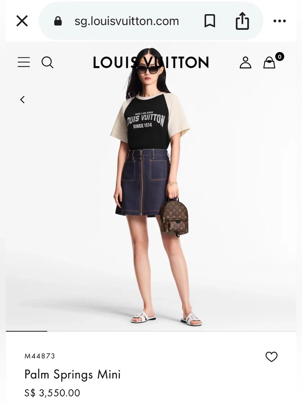 Louis V Brown And Tan monogram Logo Mini Backpack